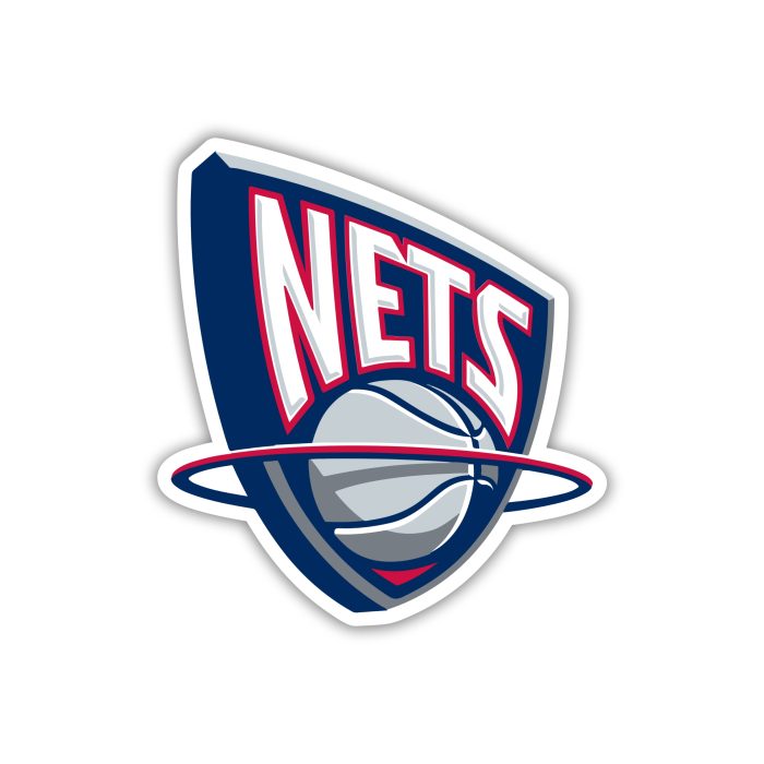 Brooklyn Nets - Basketball Hoop With Nets - Temporary Tattoo