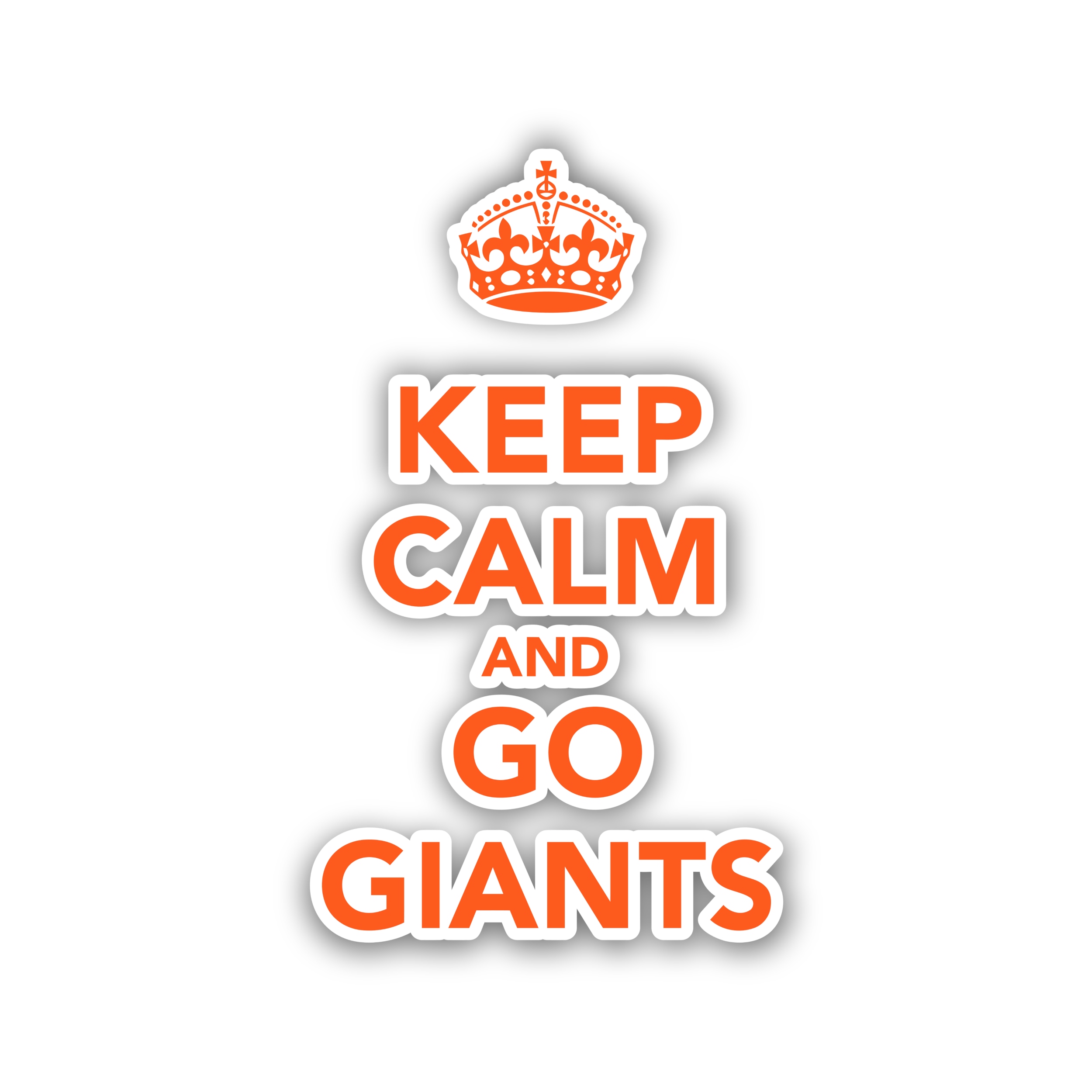 San Francisco Giants - Keep Calm And Go Giants - Temporary Tattoo