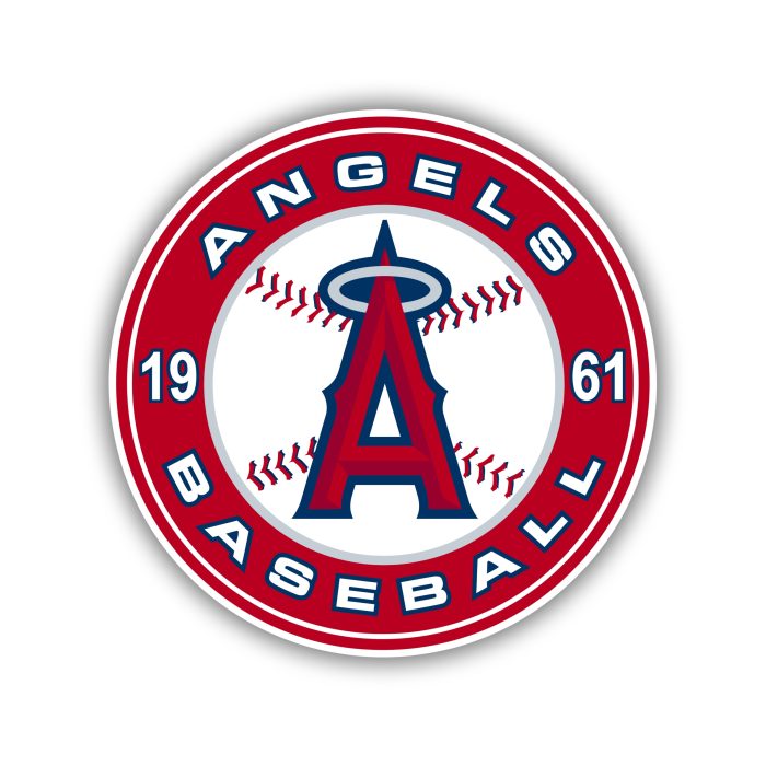 Los Angeles Angels - Circle - Temporary Tattoo