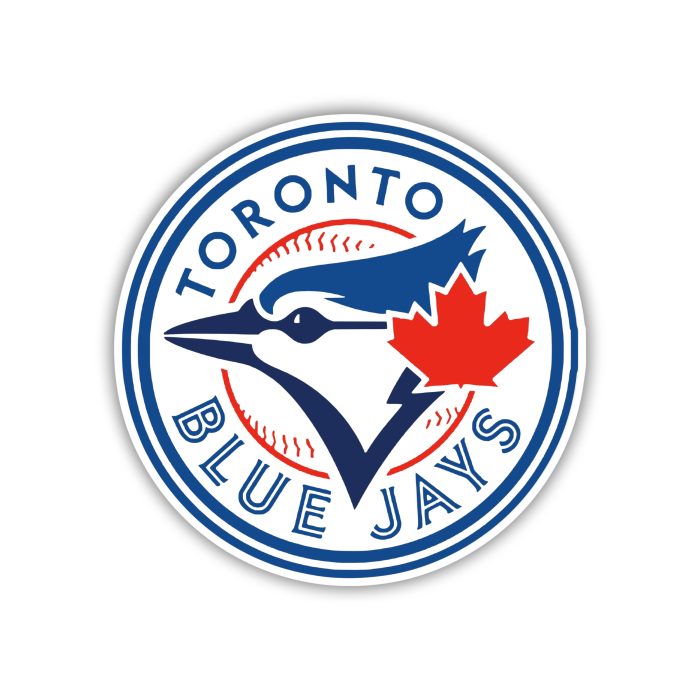 Toronto Blue Jays - Circle With Bird and Name - Temporary Tattoo