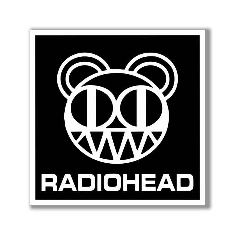 Radiohead - Bear - Full Color Vinyl Sticker - Custom Size