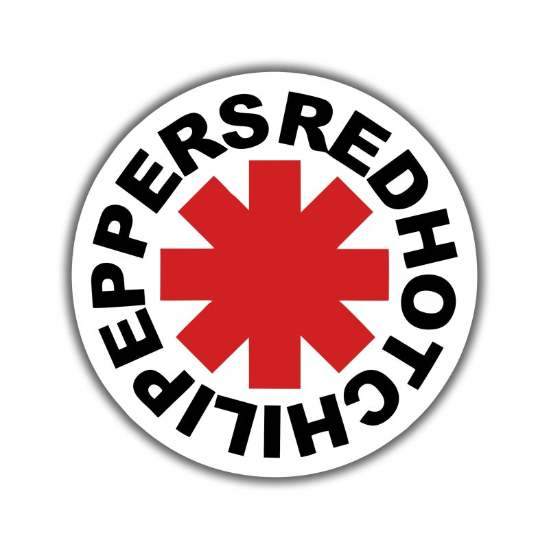 Red Hot Chili Peppers Full Color Vinyl Decal - Custom Size