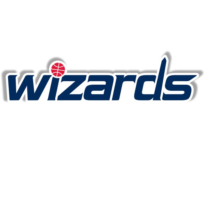 Washington Wizards Full Color Vinyl Sticker - Custom Size