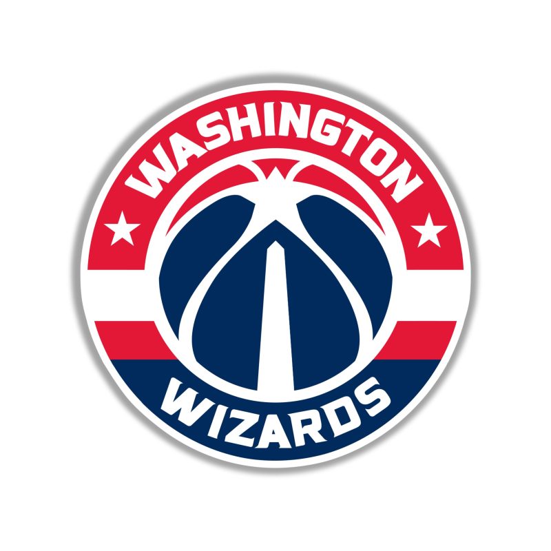 Washington Wizards Full Color Vinyl Sticker - Custom Size