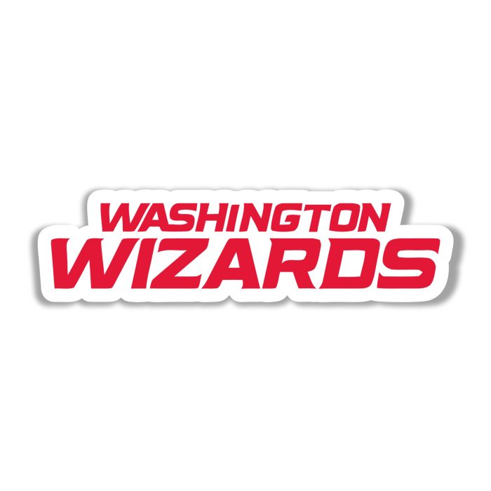 Washington Wizards Full Color Vinyl Sticker - Custom Size