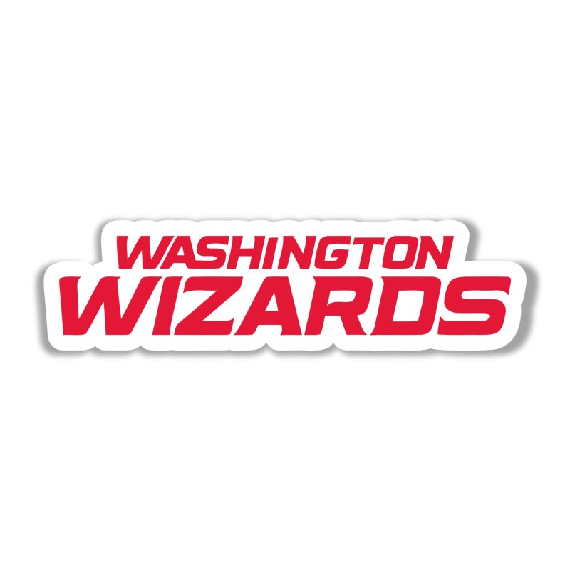 Washington Wizards Full Color Vinyl Sticker - Custom Size
