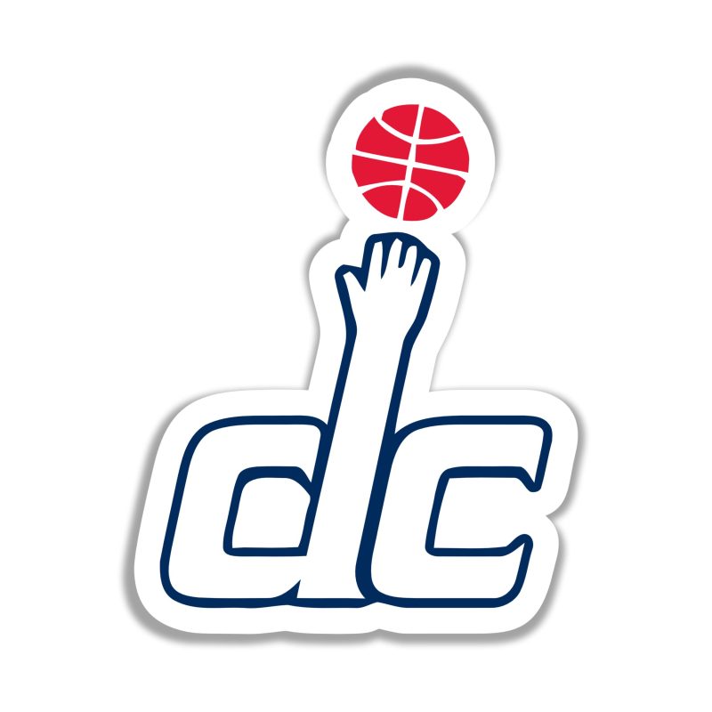 Washington Wizards Full Color Vinyl Sticker - Custom Size