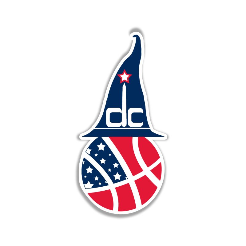 Washington Wizards Full Color Vinyl Sticker - Custom Size