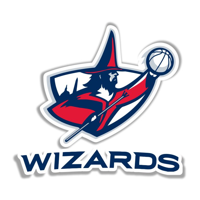 Washington Wizards Full Color Vinyl Sticker - Custom Size
