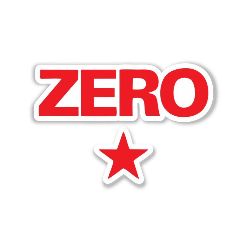 The Smashing Pumpkins - Zero - Full Color Vinyl Sticker - Custom Size