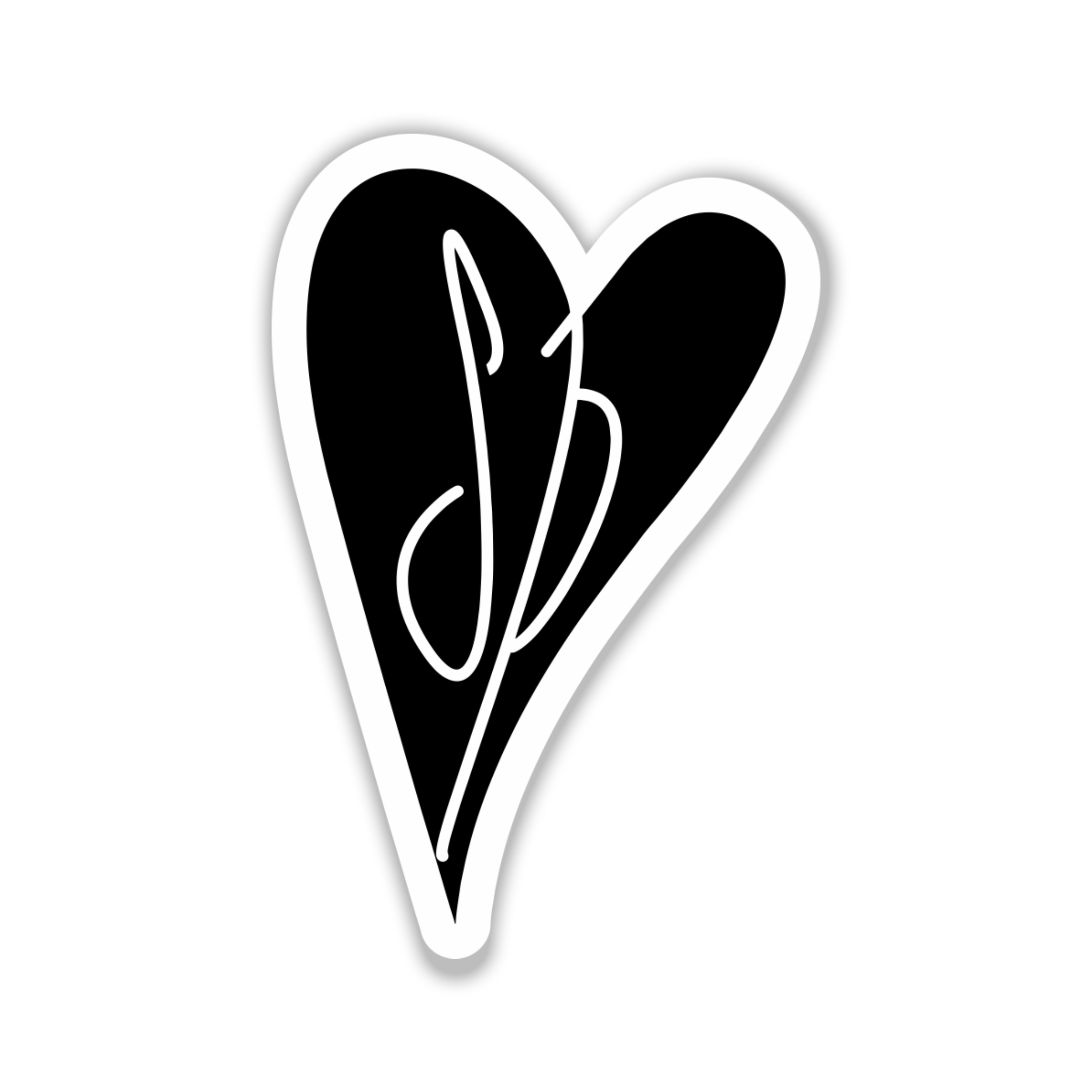 The Smashing Pumpkins - Black Heart - Full Color Vinyl Sticker - Custom Size