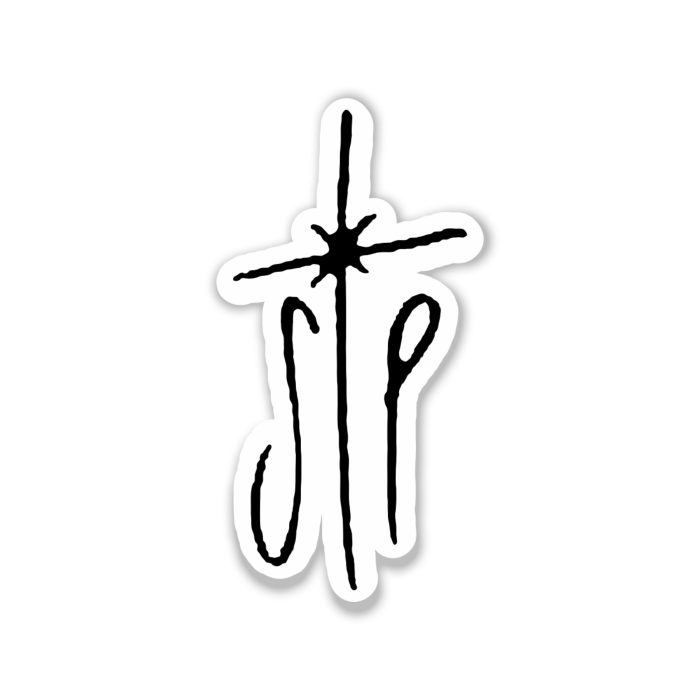 The Smashing Pumpkins - SP in Black - Full Color Vinyl Sticker - Custom Size