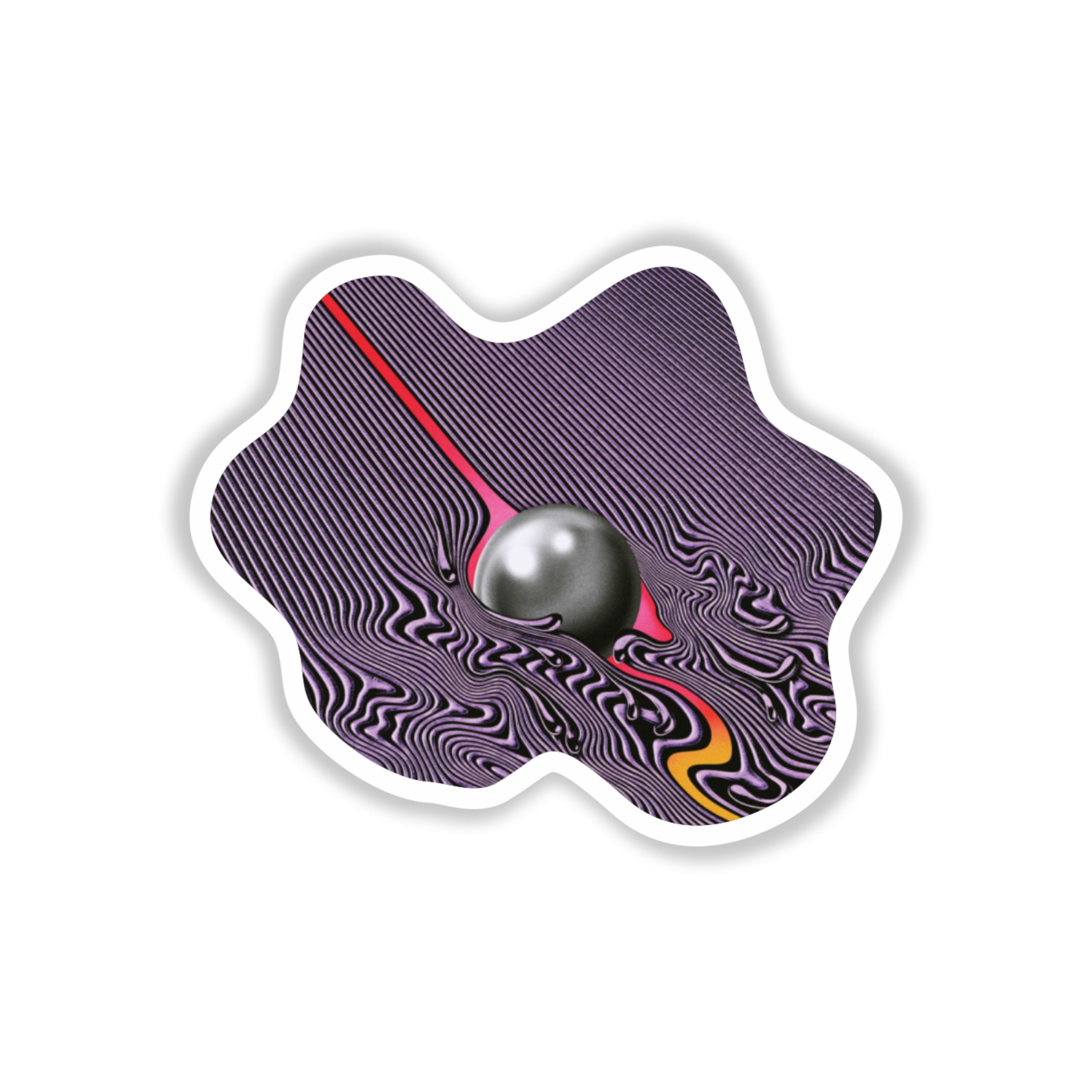 Tame Impala - Currents Album Cover - Full Color Vinyl Sticker - Custom Size