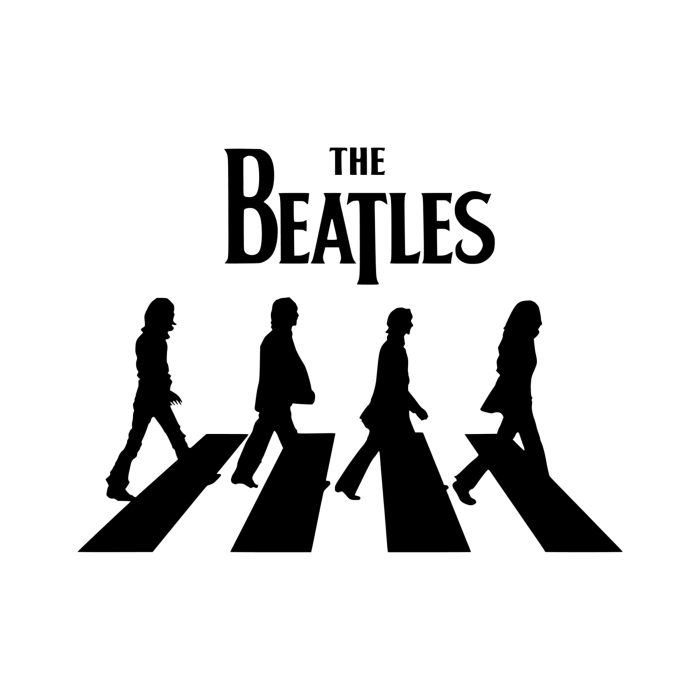 The Beatles Vinyl Decal - Custom Size