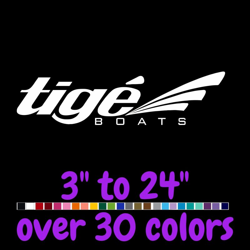Tige Boats Vinyl Decal