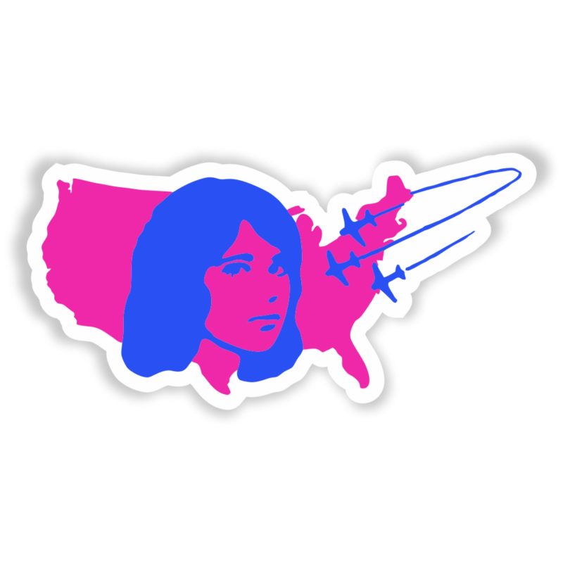 Tv Girl - U.S. Tour 3 - Full Color Vinyl Sticker - Custom Size