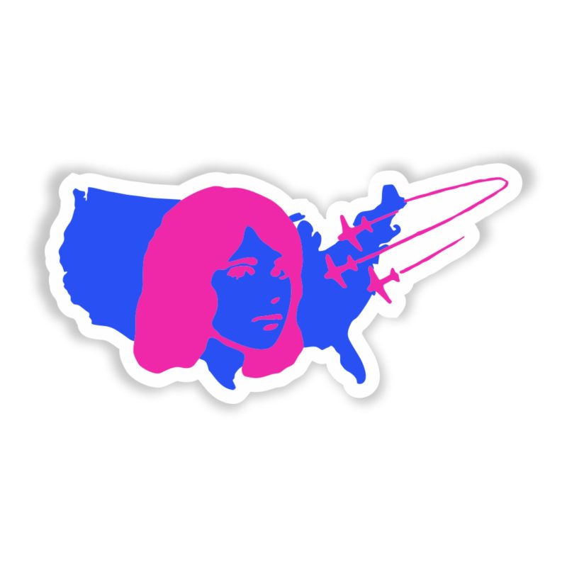 Tv Girl - U.S. Tour 4 - Full Color Vinyl Sticker - Custom Size