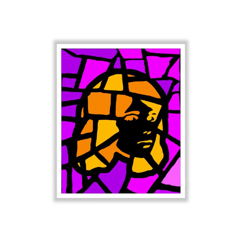 Tv Girl - Mosaic - Full Color Vinyl Sticker - Custom Size