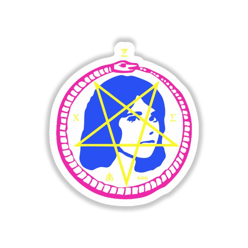 Tv Girl - Satan Girl - Full Color Vinyl Sticker - Custom Size