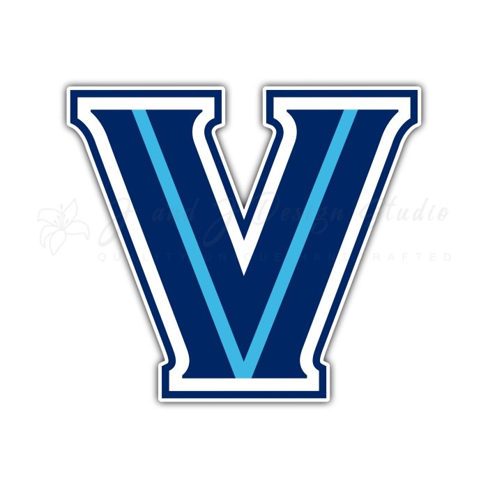 Villanova University - V - Full Color Vinyl Decal