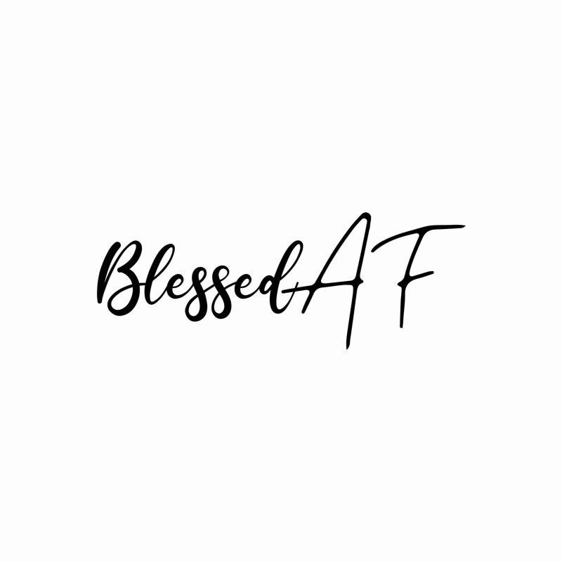 Blessed AF - Vinyl Decal
