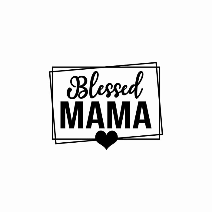 Blessed Mama - Vinyl Decal