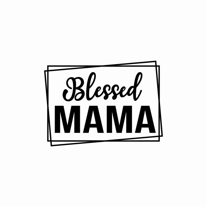 Blessed Mama - Vinyl Decal