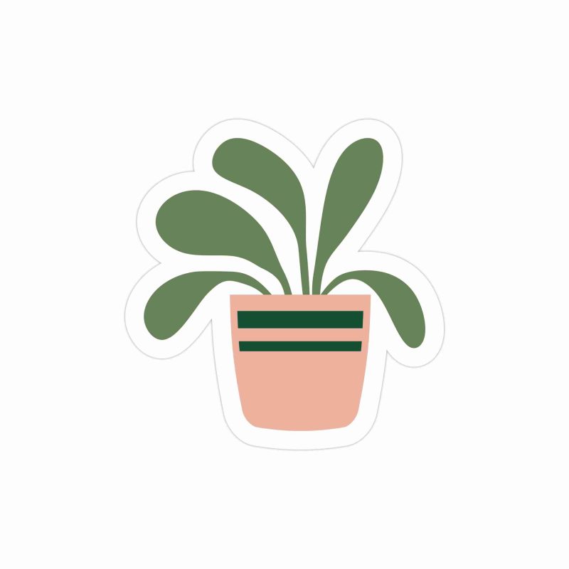 Plant Full Color Vinyl Decal - Custom Size