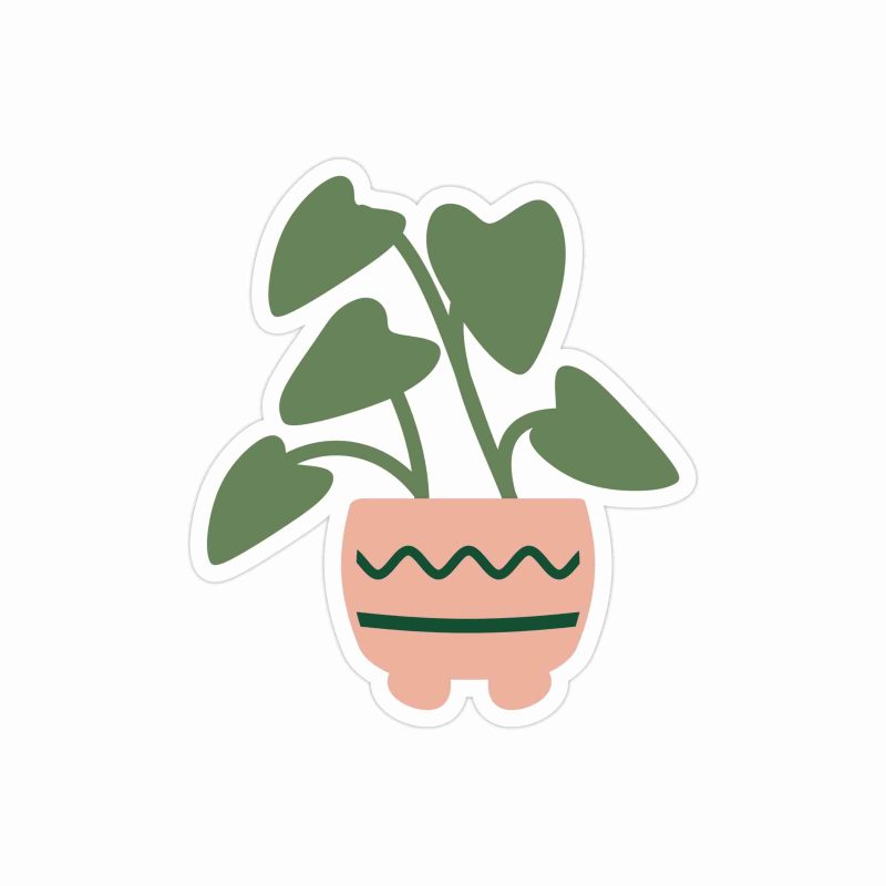 Plant Full Color Vinyl Decal - Custom Size