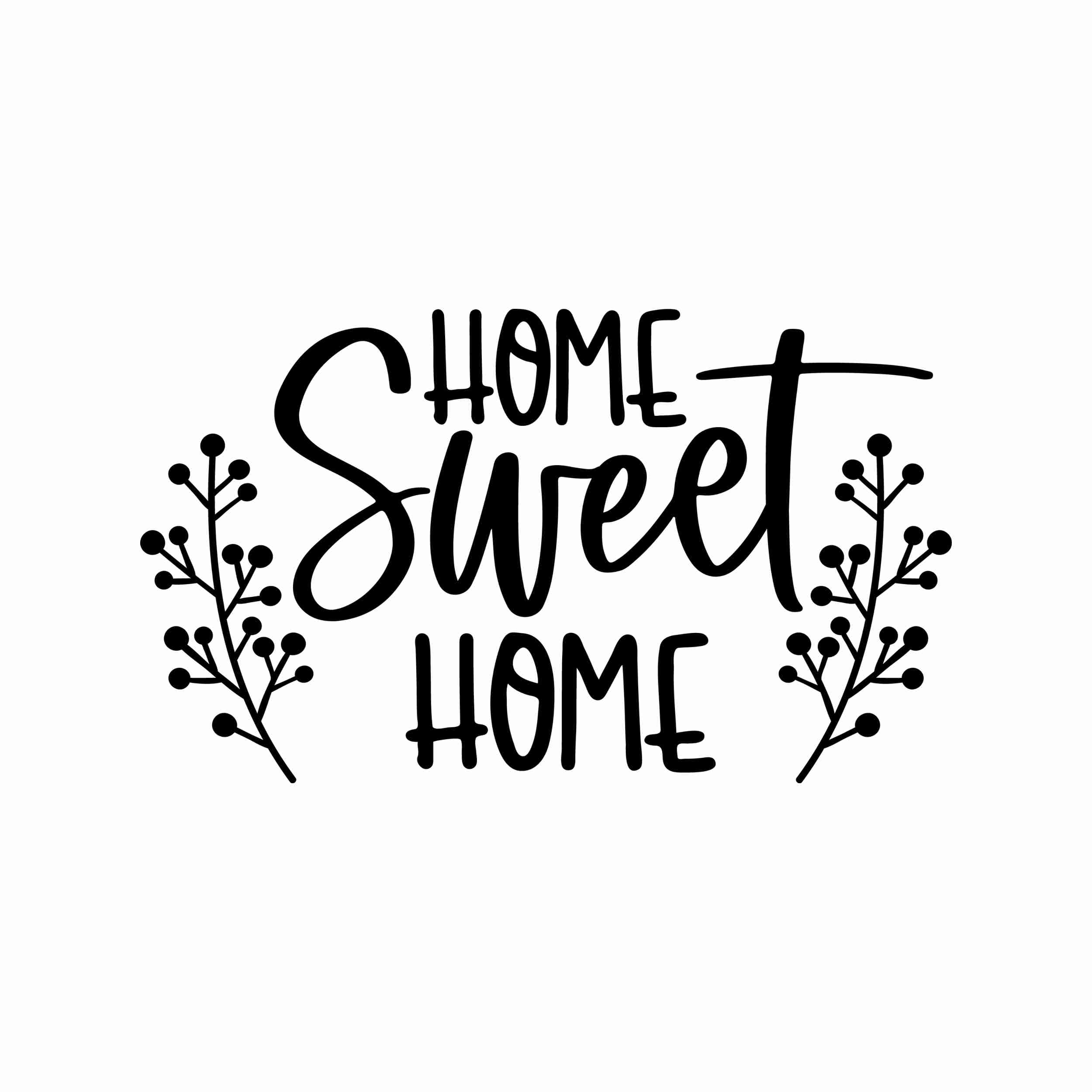 Home Sweet Home - Vinyl Decal- Custom Size