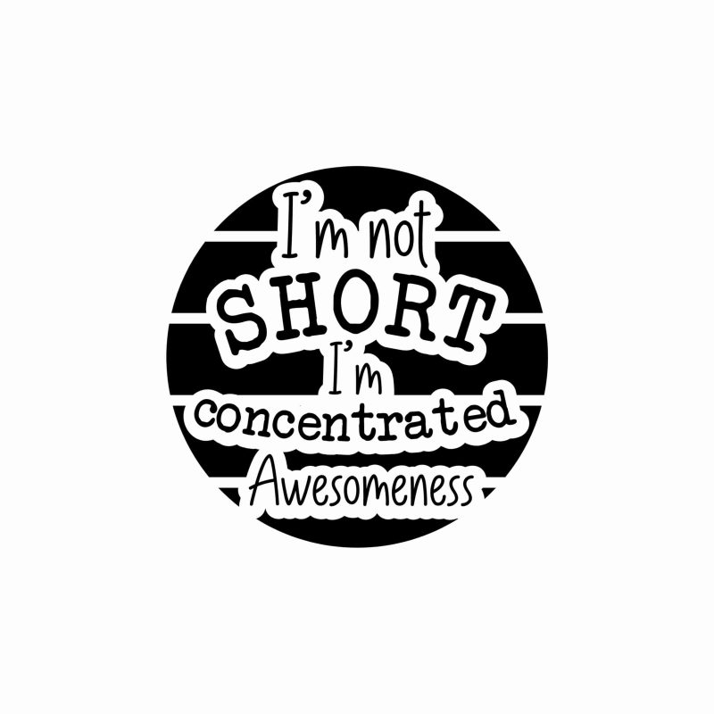 I'm Concentrated Awesomeness Vinyl Decal - Custom Size