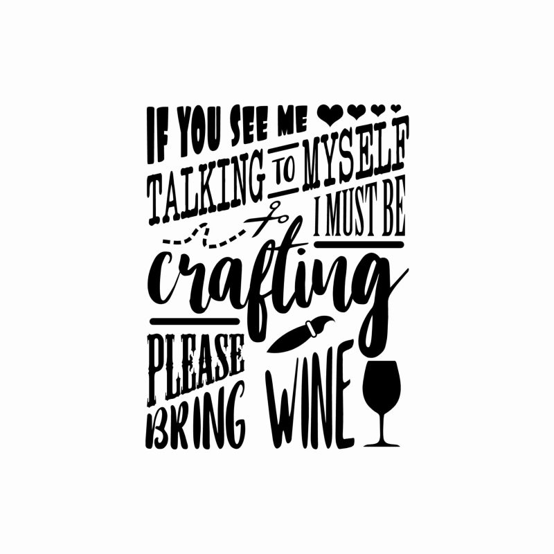 It's Wine O'clock - Vinyl Decal - Custom Size