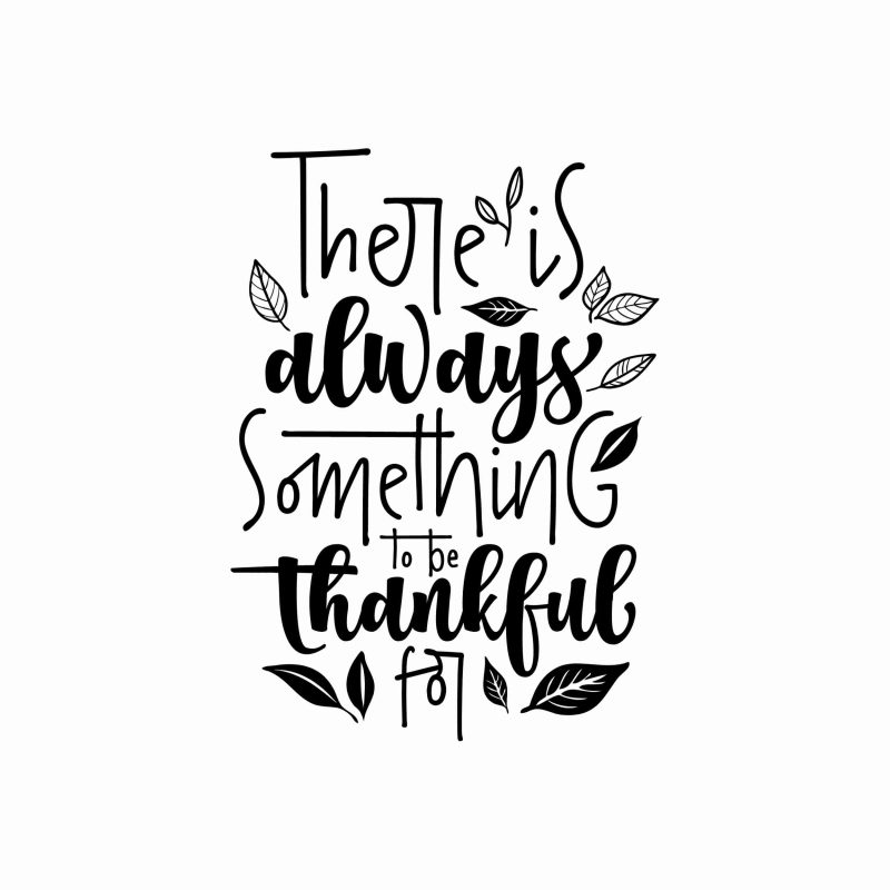 Thankful Vinyl Decal - Custom Size