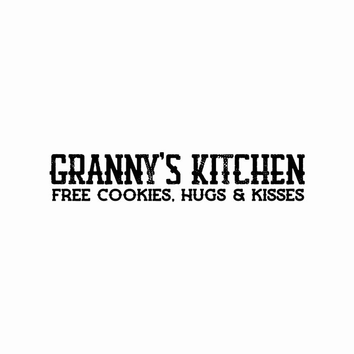 Granny's Kitchen - Vinyl Decal- Custom Size