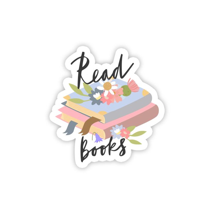 Read Books - Full Color Vinyl Decal - Custom Size