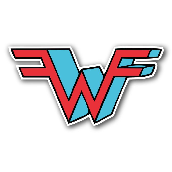 Weezer Full Color Vinyl Decal - Custom Size