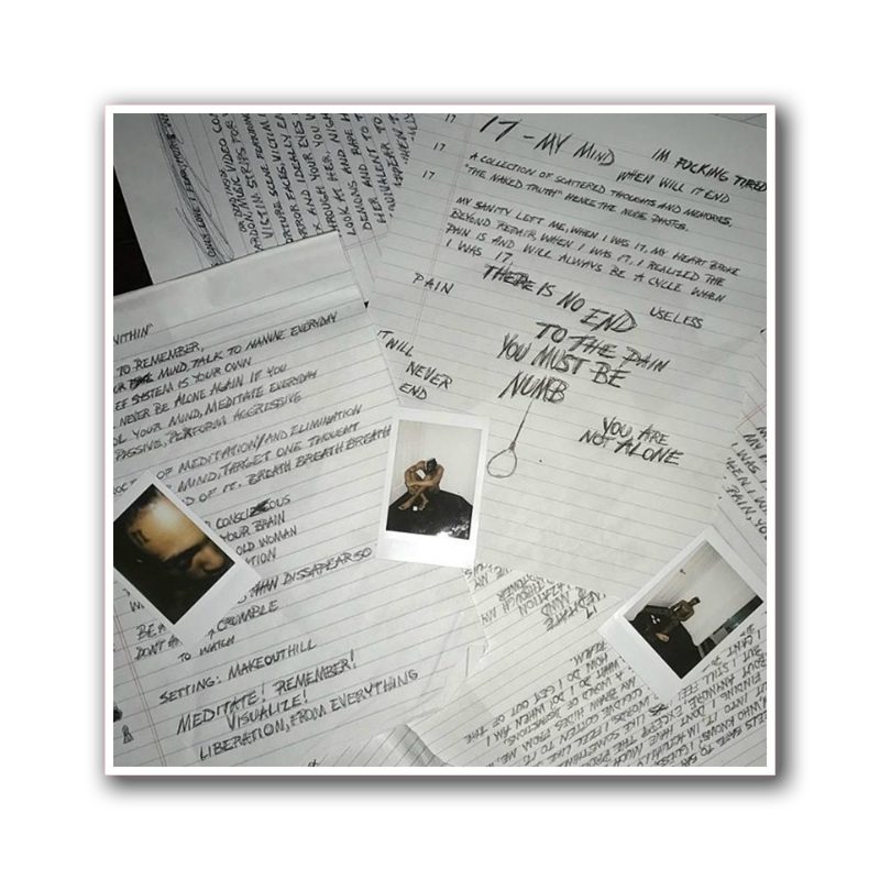 xxxtentacion - Album Cover - Full Color Vinyl Decal - Custom Size