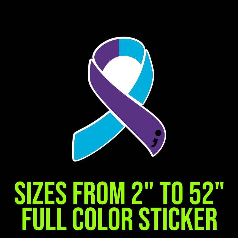 Mental Health Full Color Vinyl Decals - Custom Size