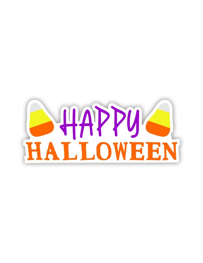 Happy Halloween Full Color Vinyl Decal