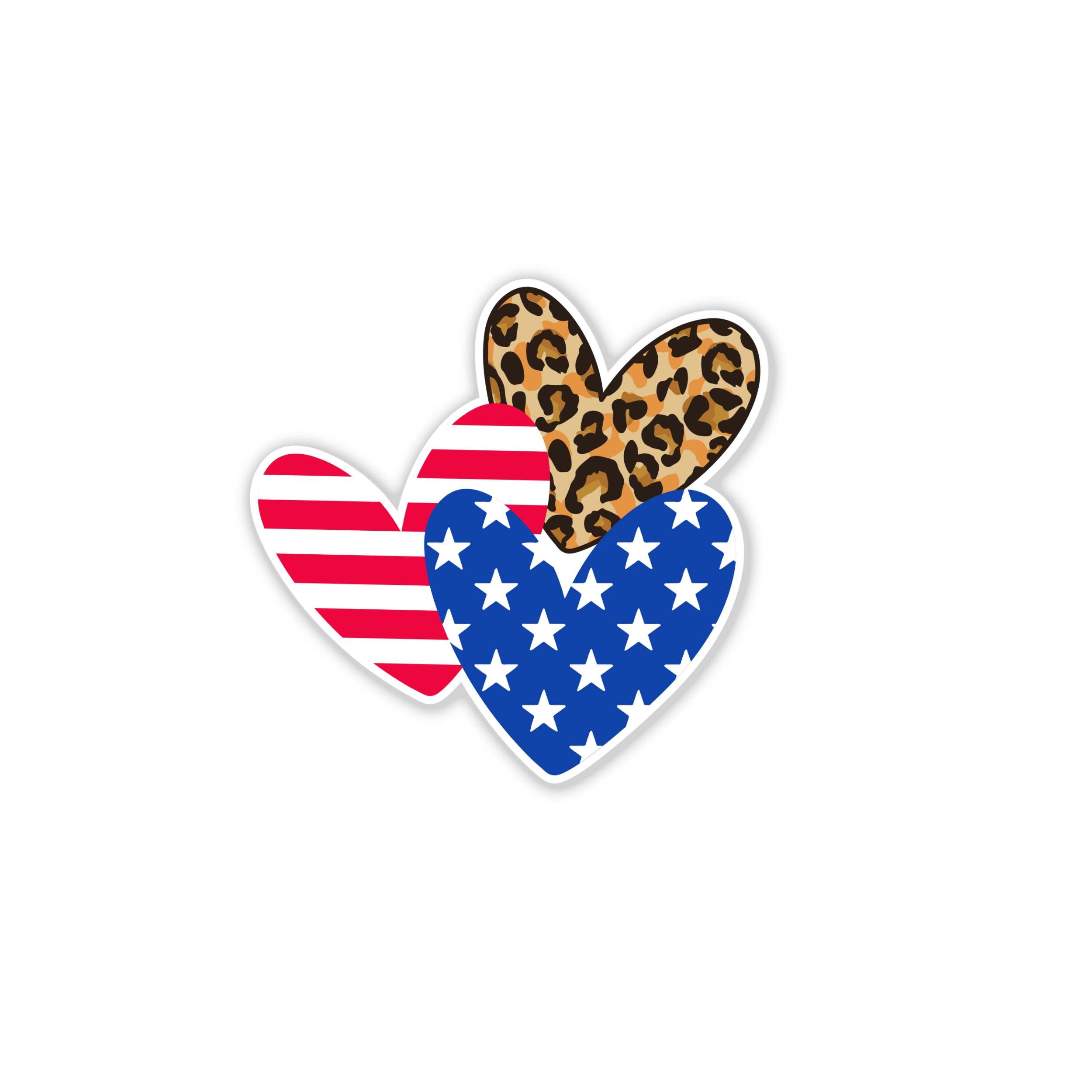 Fourth Of July Full Color Vinyl Sticker - Custom Size