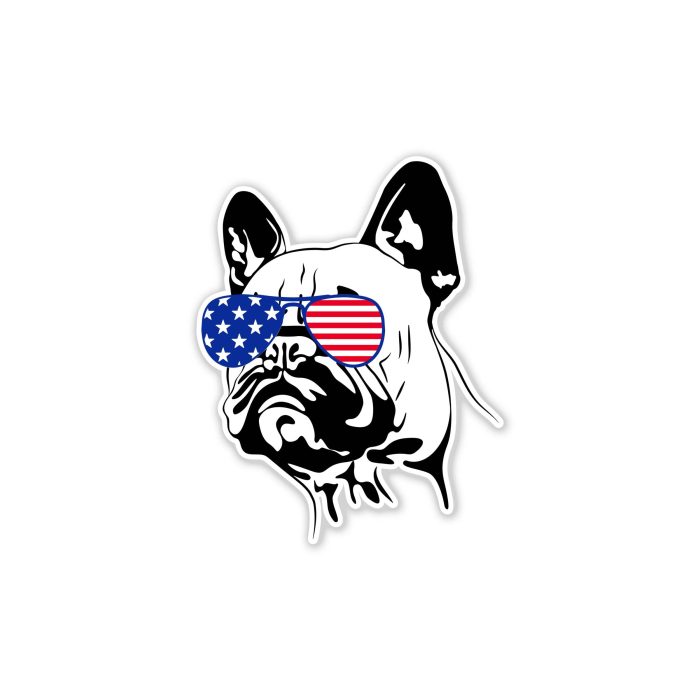 Fourth Of July Full Color Vinyl Sticker - Custom Size