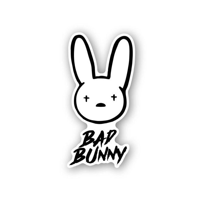 Bad Bunny Full Color Vinyl Decal