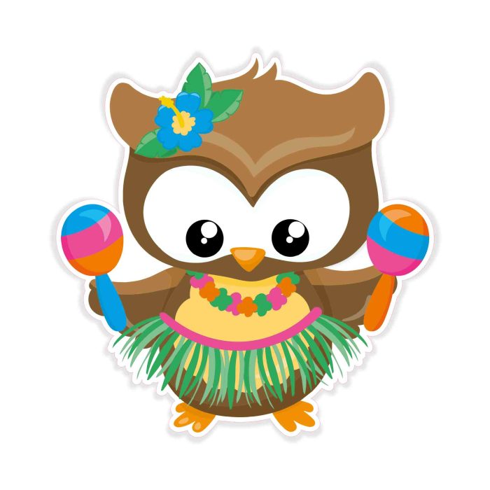 Owl Full Color Vinyl Decal