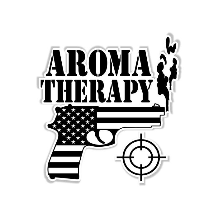 Aroma Therapy - Full Color Vinyl Decal - Custom Size