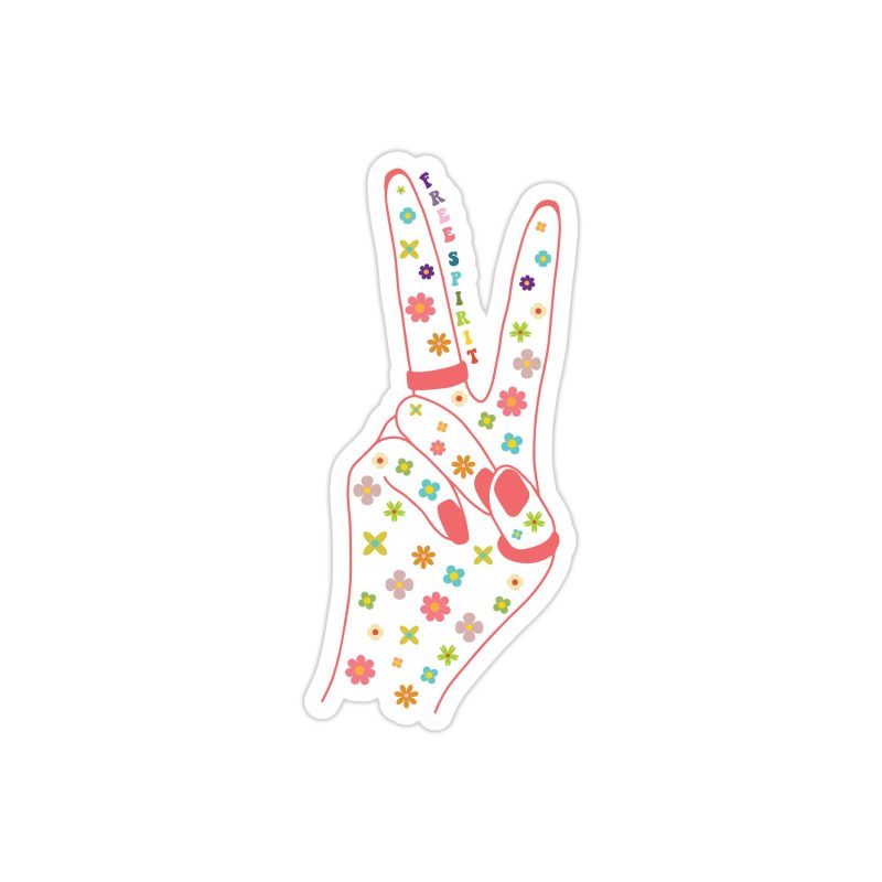 Peace Full Color Vinyl Decal - Custom Size