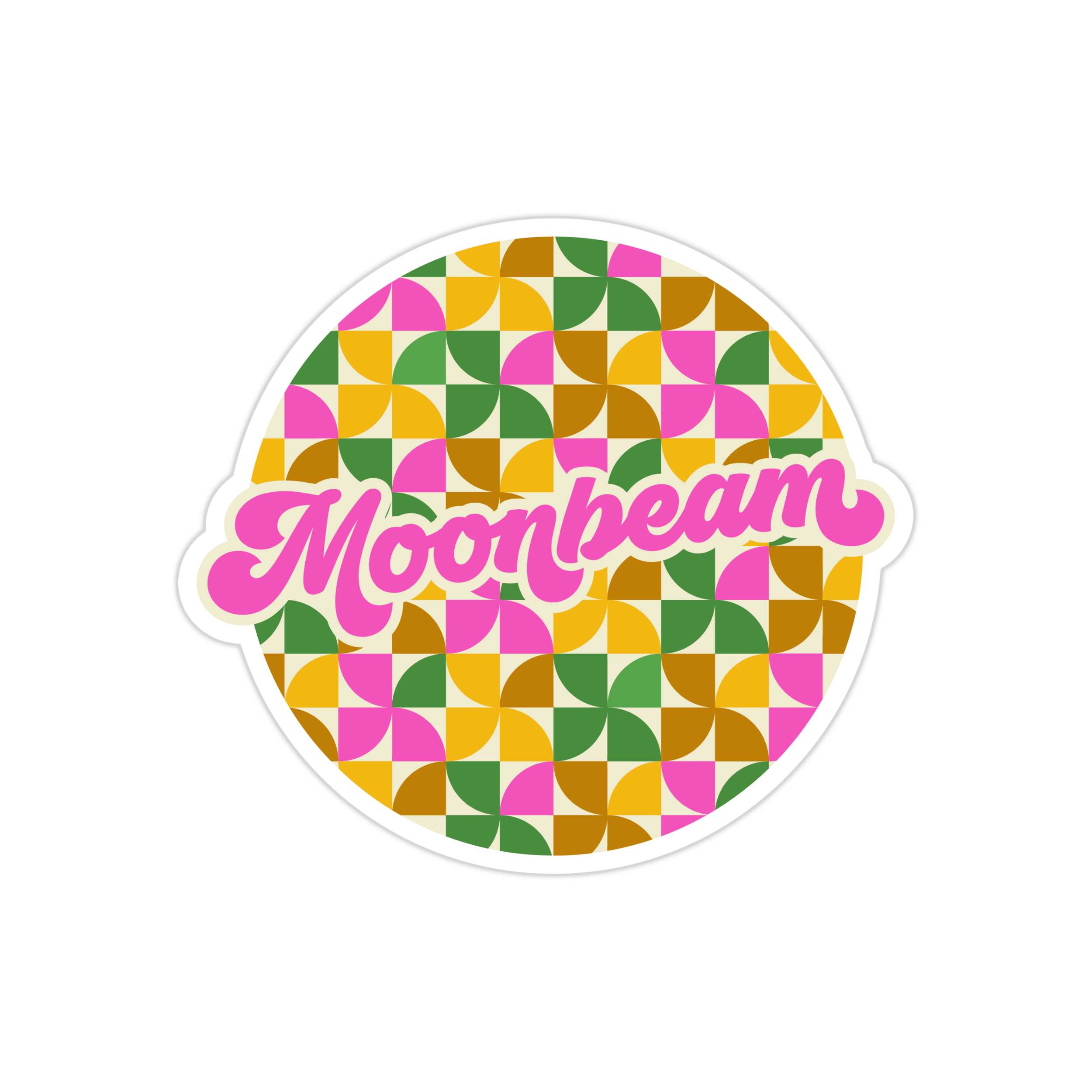 Moonbeam Full Color Vinyl Decal - Custom Size