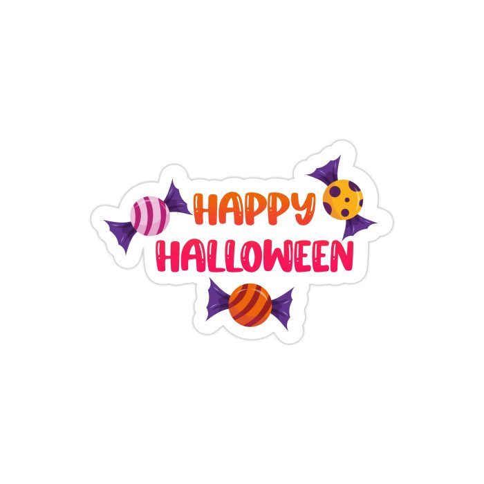 Happy Halloween Full Color Vinyl Decal - Custom Size