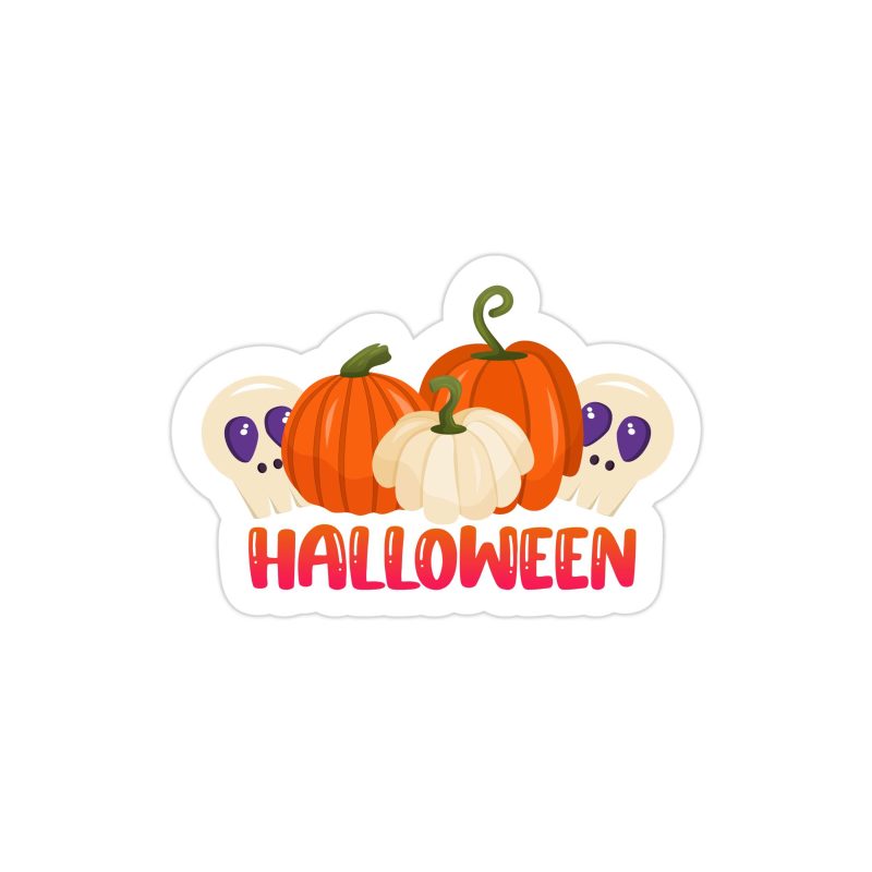 Halloween Full Color Vinyl Decal - Custom Size
