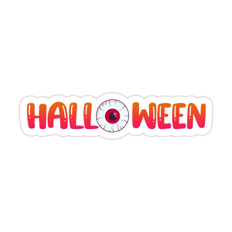 Halloween Full Color Vinyl Decal - Custom Size