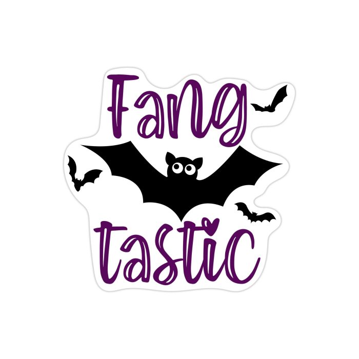 Fang-tastic Full Color Vinyl Decal - Custom Size